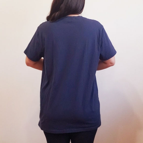 Ben Sherman - Navy Red Stripe Graphic Pocket T-Shirt - Picture 4 of 7